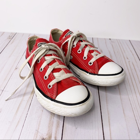 Converse Other - CONVERSE Red Chuck Taylor All Star Sneakers Sz 13